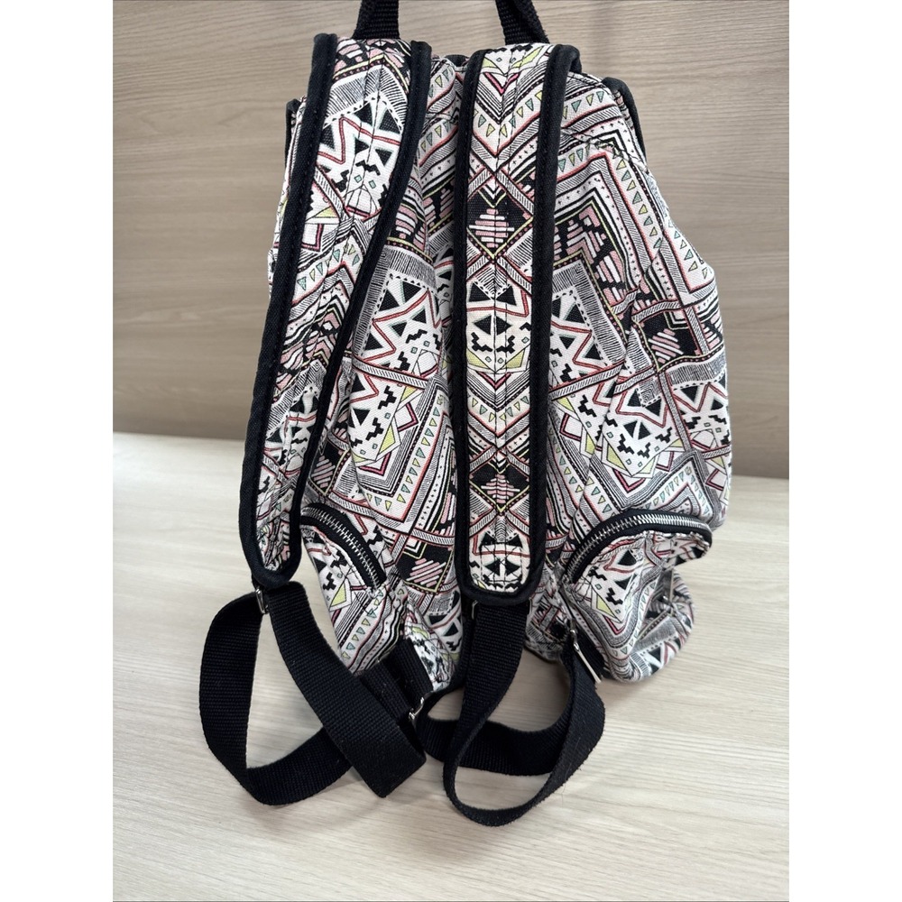 PINK Victoria's Secret Backpack Drawstring Tribal Aztec Colorful Festival School - Picture 5 of 7